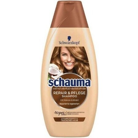 Schauma Repair & Care Shampoo 1×400 ml, shampooing