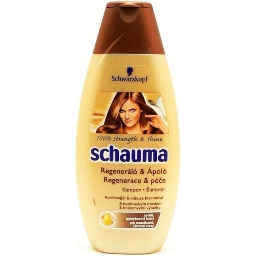 Schauma Repair & Care Shampoo 1×400 ml, shampooing