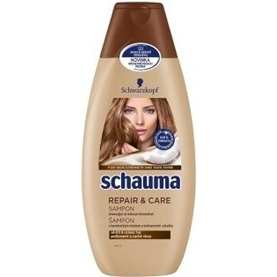 Schauma Repair & Care Shampoo 1×400 ml, shampooing