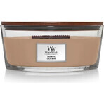 WoodWick Boat Evergreen Bougie Cashmere Evergreen 1×453,6 g, bougie parfumée