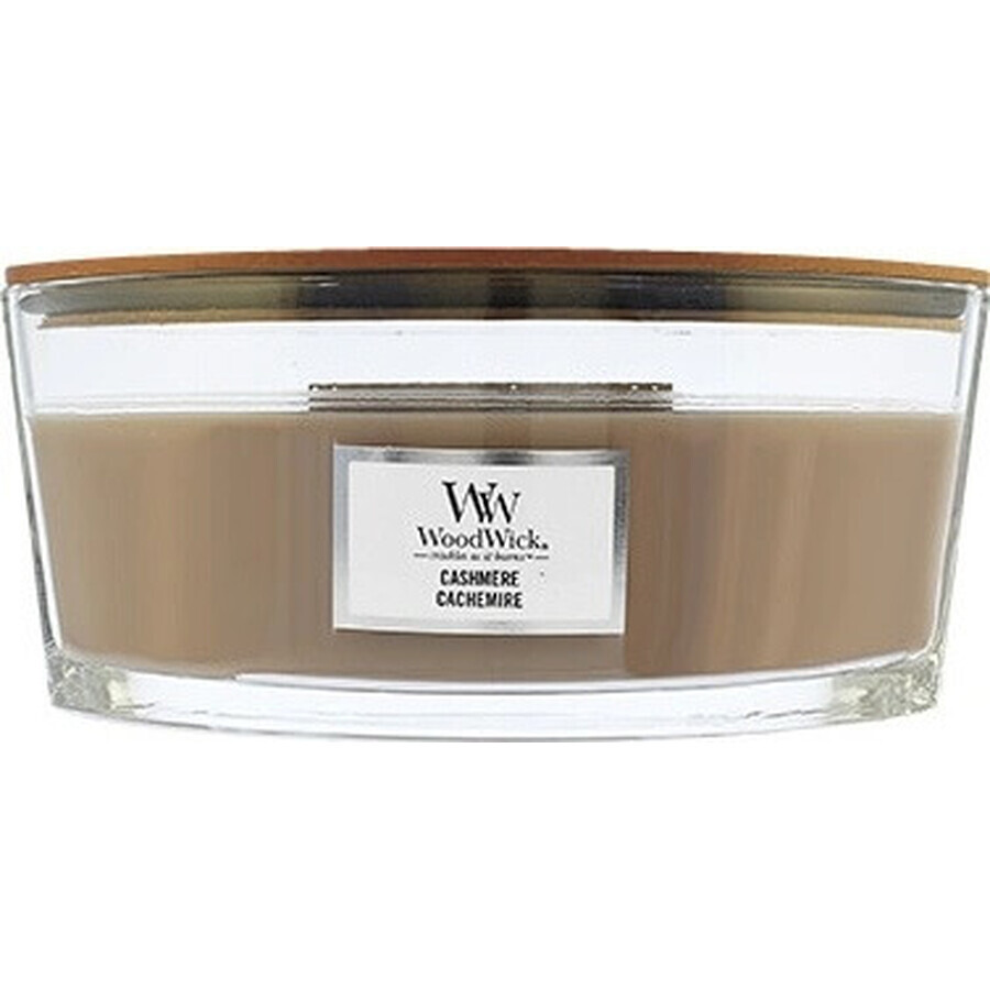 WoodWick Boat Evergreen Bougie Cashmere Evergreen 1×453,6 g, bougie parfumée