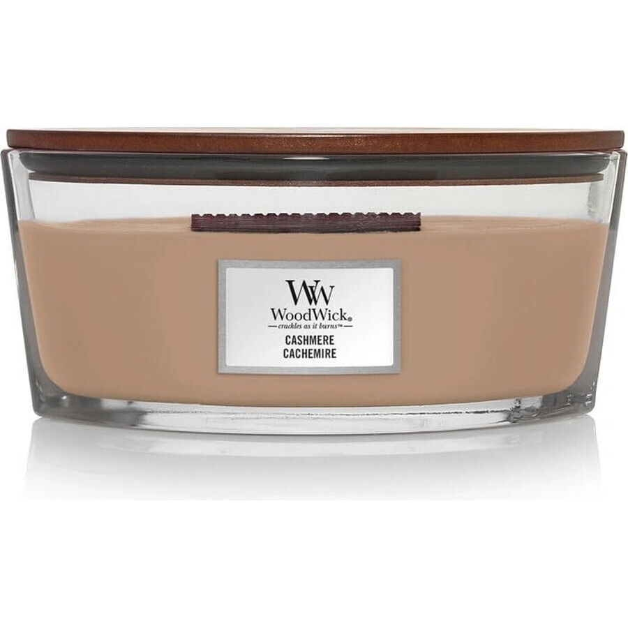 WoodWick Boat Evergreen Bougie Cashmere Evergreen 1×453,6 g, bougie parfumée