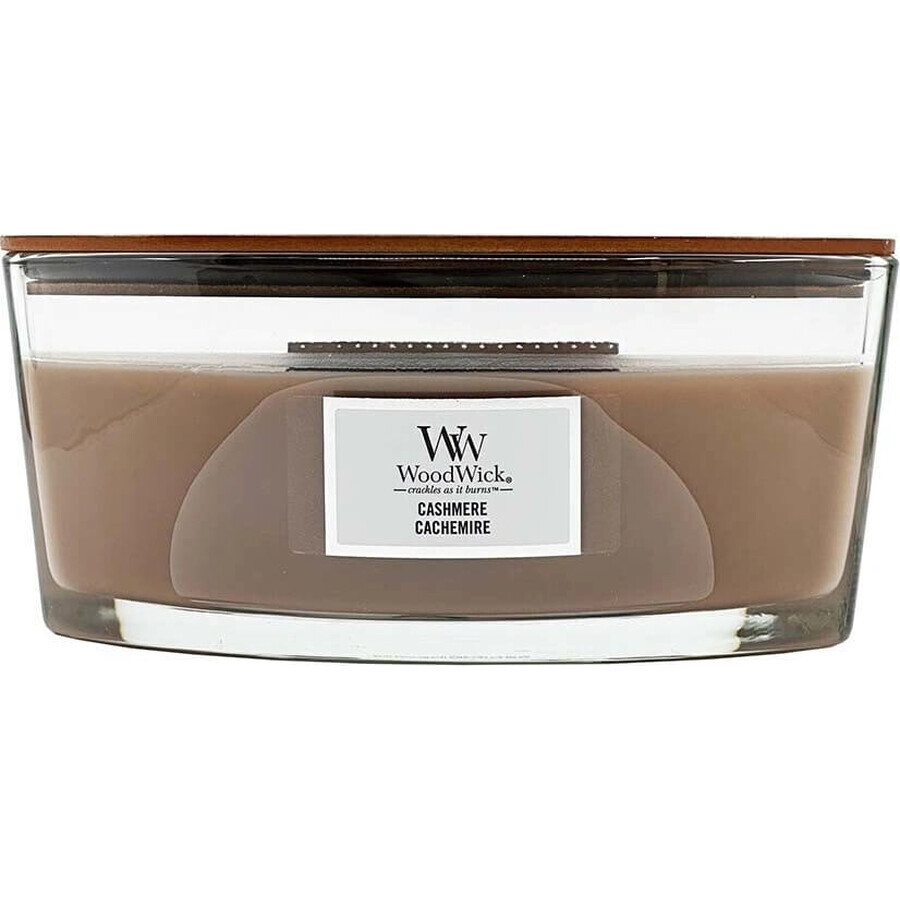 WoodWick Boat Evergreen Bougie Cashmere Evergreen 1×453,6 g, bougie parfumée