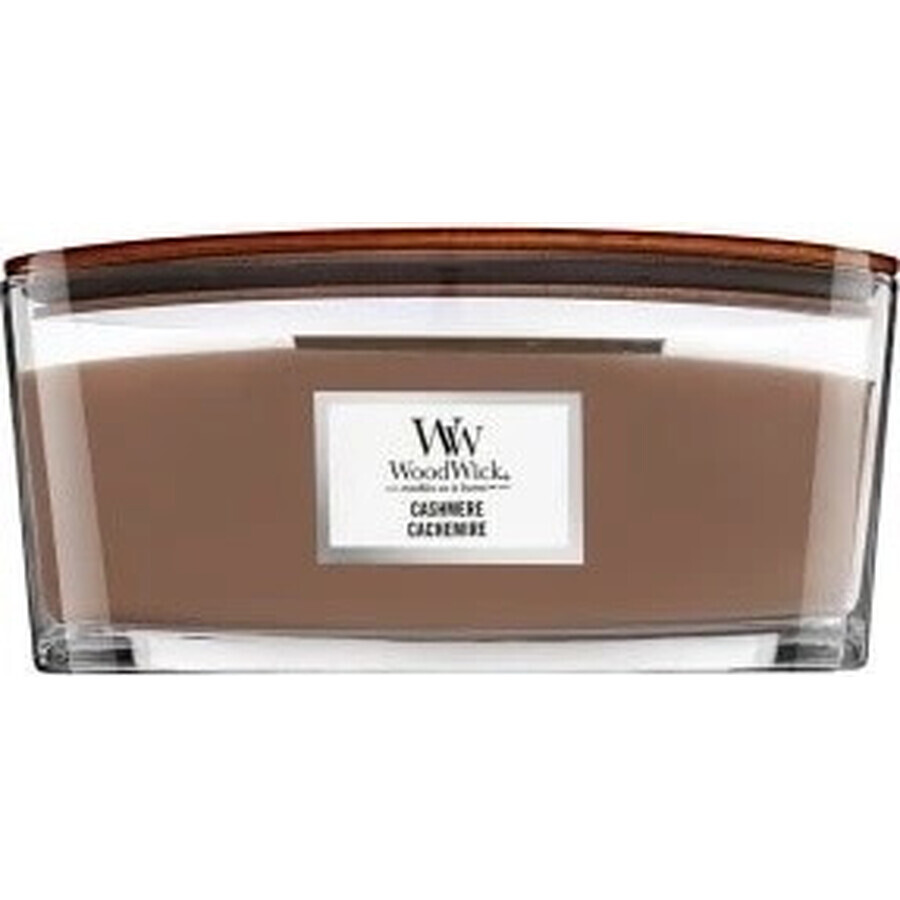 WoodWick Boat Evergreen Bougie Cashmere Evergreen 1×453,6 g, bougie parfumée