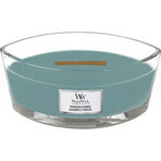 WoodWick Boat Evergreen Bougie Cashmere Evergreen 1×453,6 g, bougie parfumée