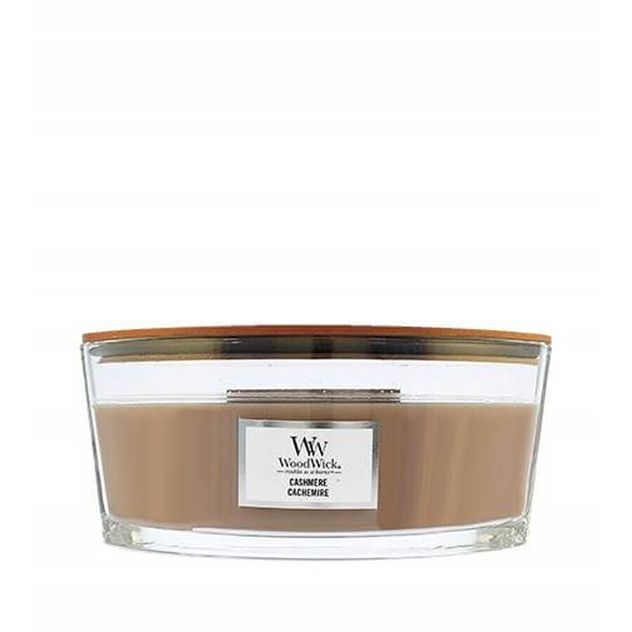 WoodWick Boat Evergreen Bougie Cashmere Evergreen 1×453,6 g, bougie parfumée