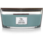 WoodWick Boat Evergreen Bougie Cashmere Evergreen 1×453,6 g, bougie parfumée