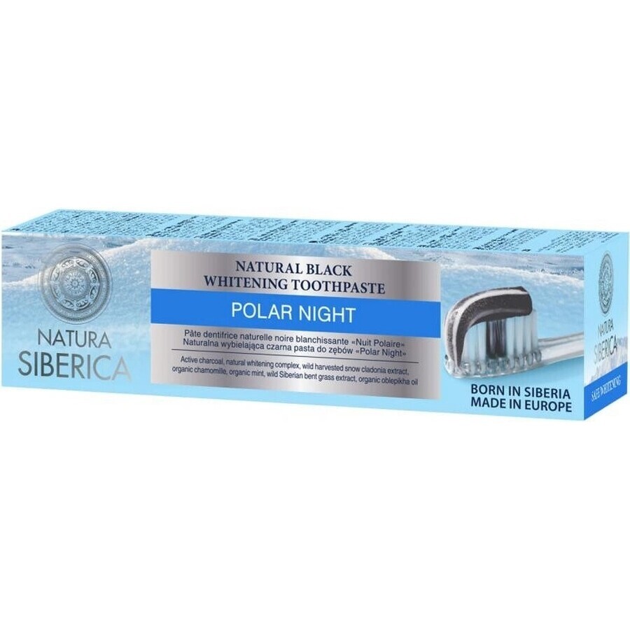 Natura Siberica aufhellende Zahnpasta schwarz "Polar Night" 1×100 g, Zahnpasta