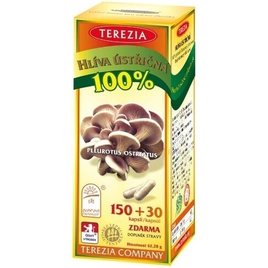 TEREZIA MUSHROOM FUNGUS 1×180 cps, voedingssupplement