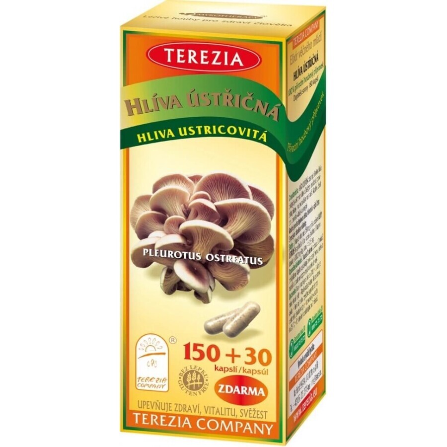 TEREZIA MUSHROOM FUNGUS 1×180 cps, voedingssupplement