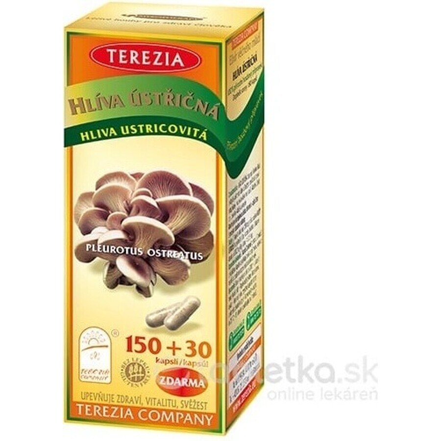 TEREZIA MUSHROOM FUNGUS 1×180 cps, voedingssupplement