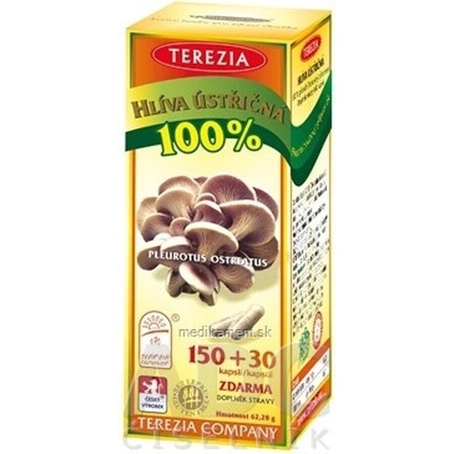 TEREZIA MUSHROOM FUNGUS 1×180 cps, voedingssupplement