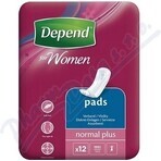 DEPEND NORMAL PLUS 1×12 stuks, incontinentiemateriaal 10×28 cm