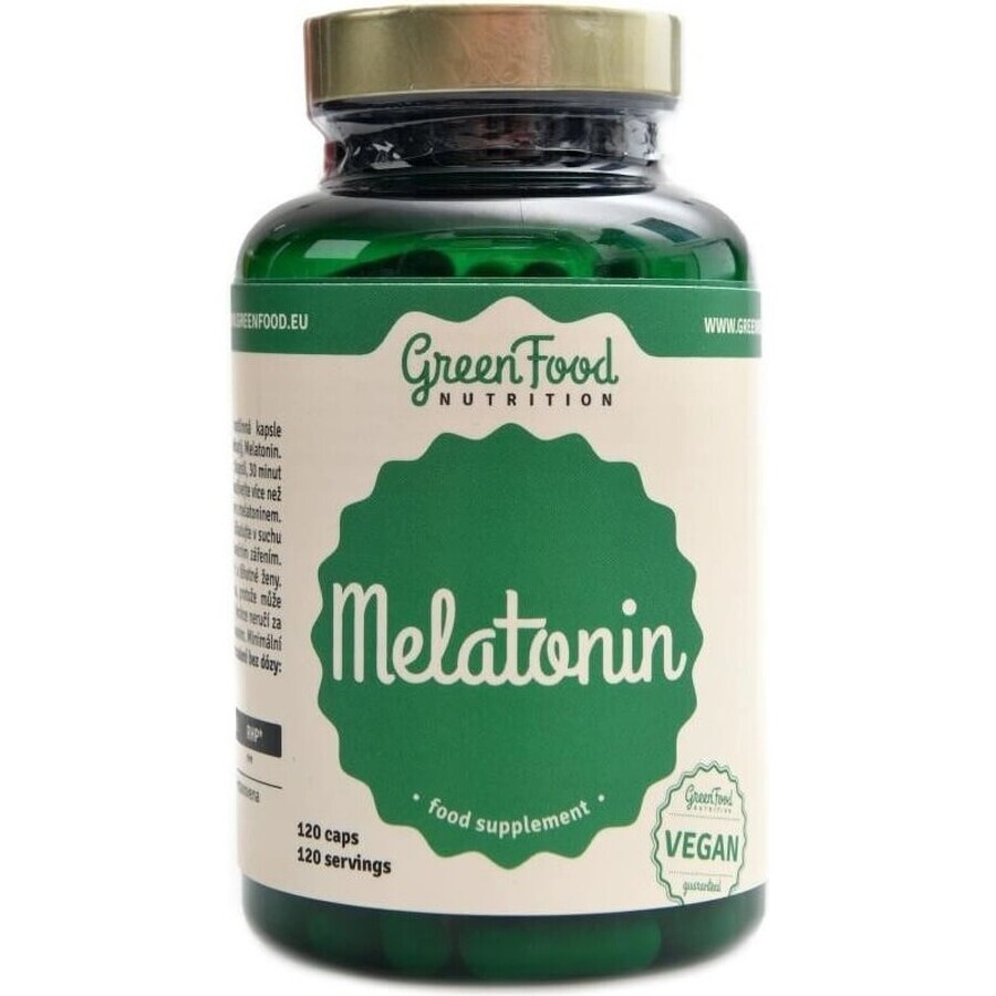 GreenFood Nutrition Melatonin 1×120cps Nahrungsergänzungsmittel