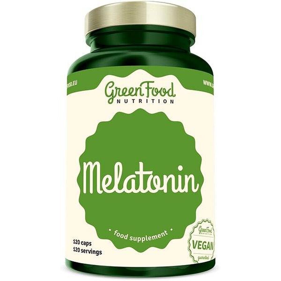 GreenFood Nutrition Melatonin 1×120cps Nahrungsergänzungsmittel