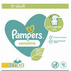 Pampers Șervețele Box Sensitive fără plastic 24x52pcs 24×52 pcs