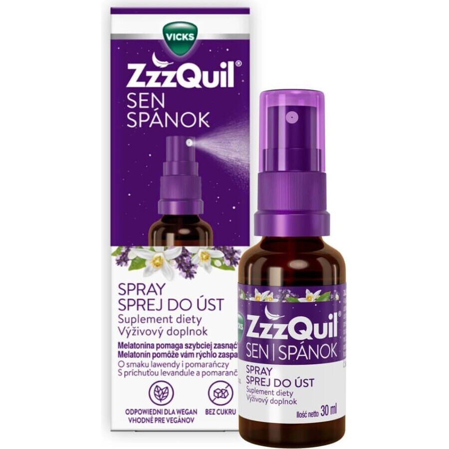 ZzzQuil®SPÁNOK Mundspray 1×30 ml, Nahrungsergänzungsmittel