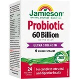 JAMIESON PROBIOTIC 60 BILLION ULTRA STRENGTH 1×24 cps, mengsel van bacterieculturen