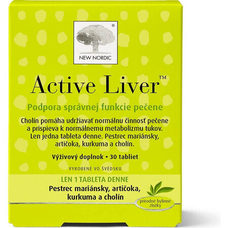 NEW NORDIC Active Liver 1×30 tbl, Nahrungsergänzungsmittel