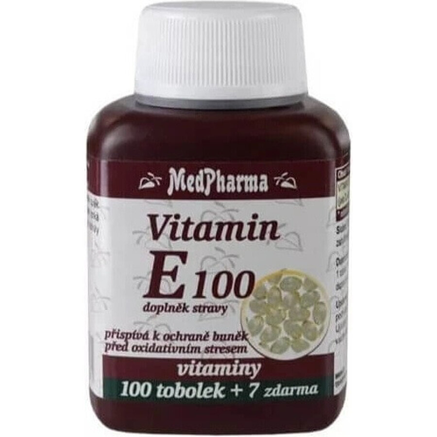 MedPharma VITAMINE E 100 1×107 cps, complément alimentaire