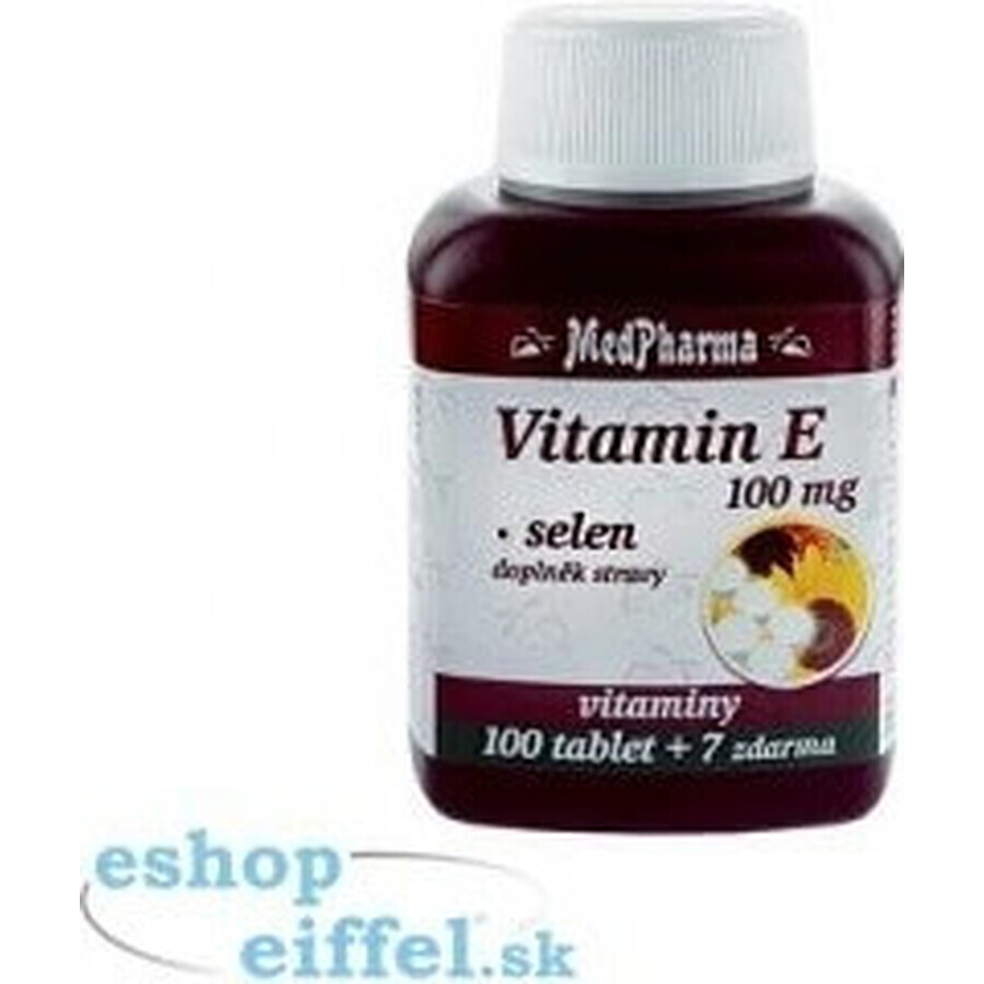 MedPharma VITAMINE E 100 1×107 cps, complément alimentaire