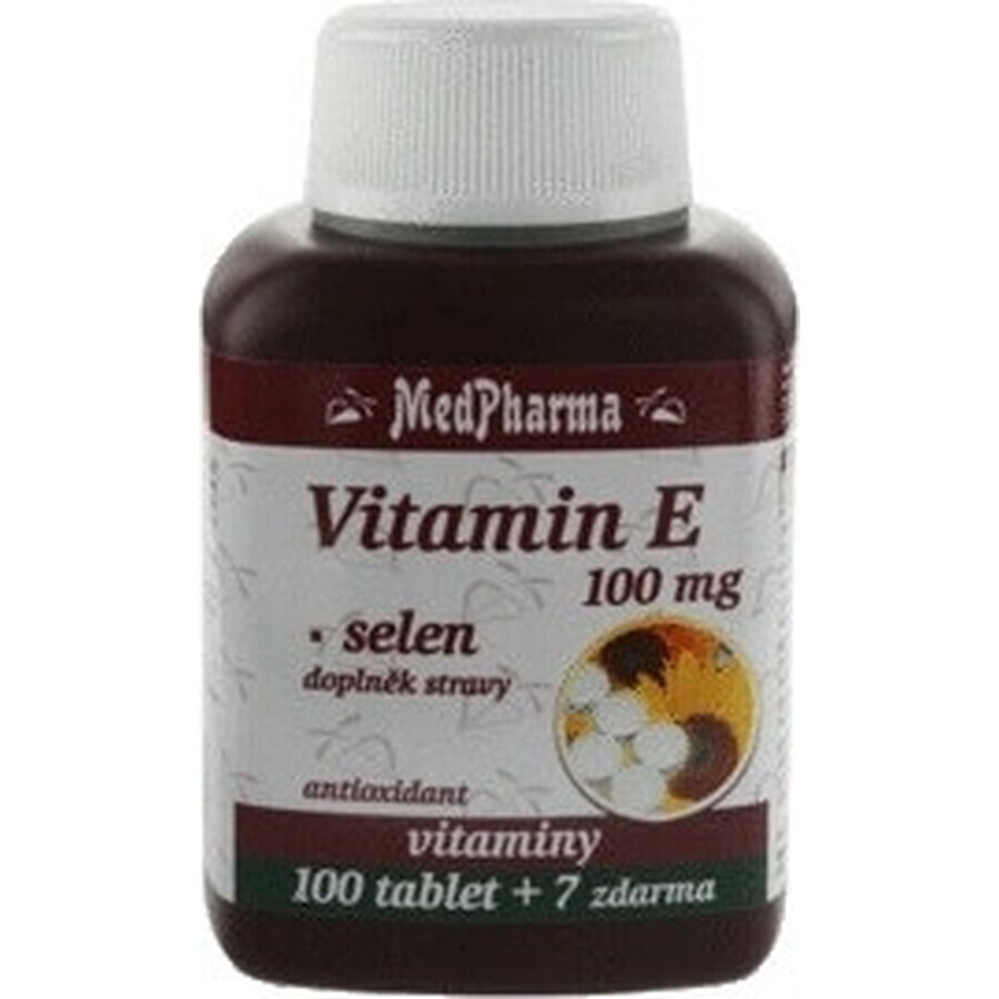 MedPharma VITAMINE E 100 1×107 cps, complément alimentaire