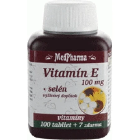 MedPharma VITAMIN E 100 1×107 cps, suplement diety: ceny i cechy