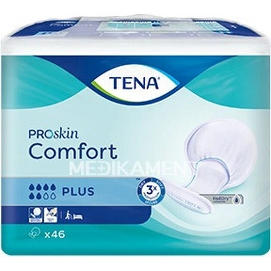 TENA Comfort Plus 1×46 pezzi, pannolini con inserti