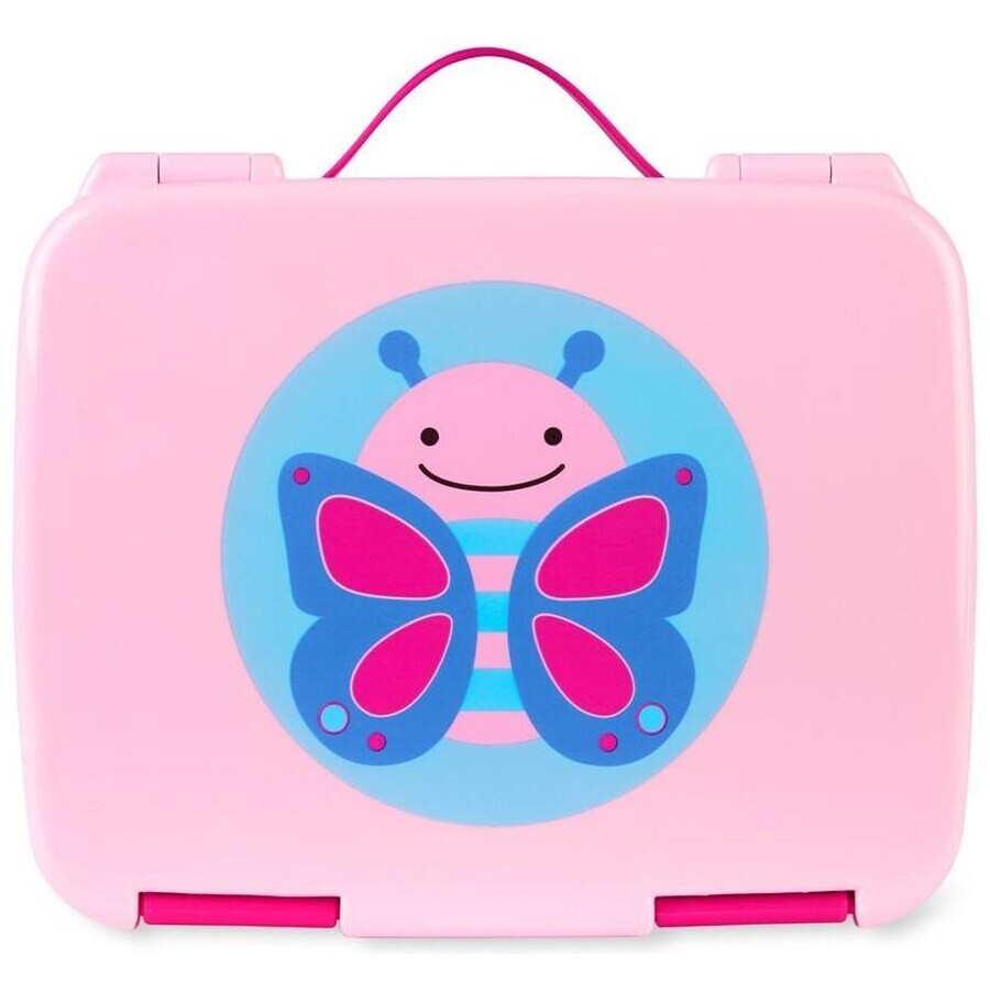 SKIP HOP Zoo Lunchbox Bento Bento Schmetterling 3r+ 1×1 Stück, Lunchbox