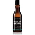 Redken Men's Invigorating Mint Hair Champú Brebajes 1×300 ml, champú