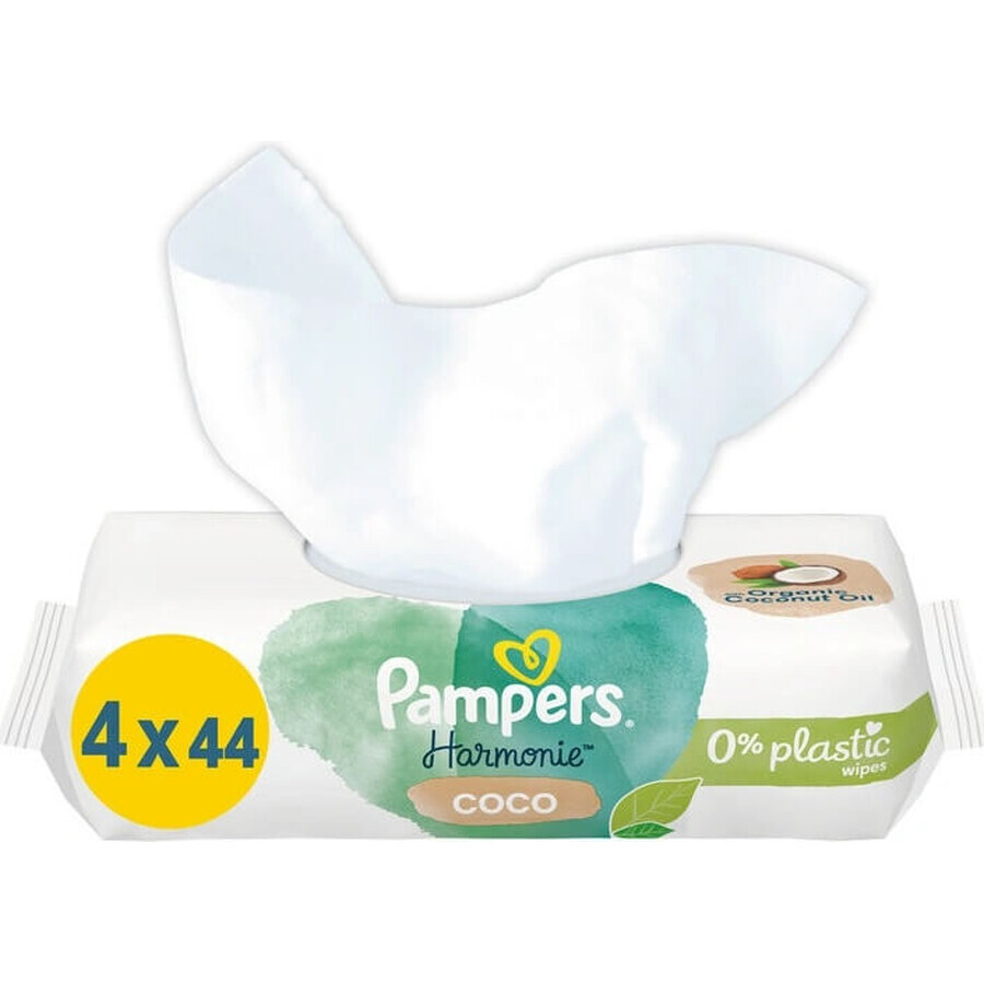 PAMPERS HARMONIE HARMONIE PROTECT&CARE WIPES 176KS 1×176 pcs, lingettes humides