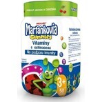 WALMARK Martian gummy vitaminen met zwarte vlierbes 1×50 stuks, appel en zwarte bessensmaak