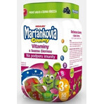 WALMARK Martian gummy vitaminen met zwarte vlierbes 1×50 stuks, appel en zwarte bessensmaak