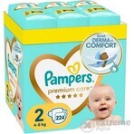 Pampers Premium MBP S2 224st (4-8kg) 1×224 stuks luiers