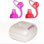 ChooMee SoftSip Pocket Mouthpiece 2pcs in box - Red/Purple 1×2pcs, Pocket Mouthpiece