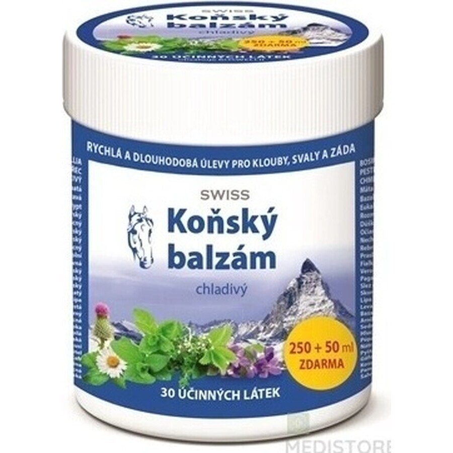 Balsam pentru cai SWISS de răcire 1×300 ml, balsam de răcire pentru cai