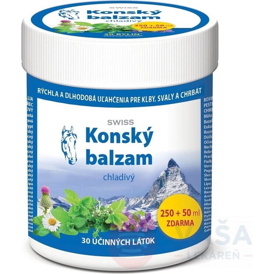 Balsam pentru cai SWISS de răcire 1×300 ml, balsam de răcire pentru cai