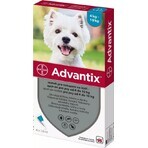 Advantix Spot-on für Hunde von 4 bis 10 kg (4 Pipetten) 4x1 ml