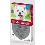 Advantix Spot-on für Hunde von 4 bis 10 kg (4 Pipetten) 4x1 ml