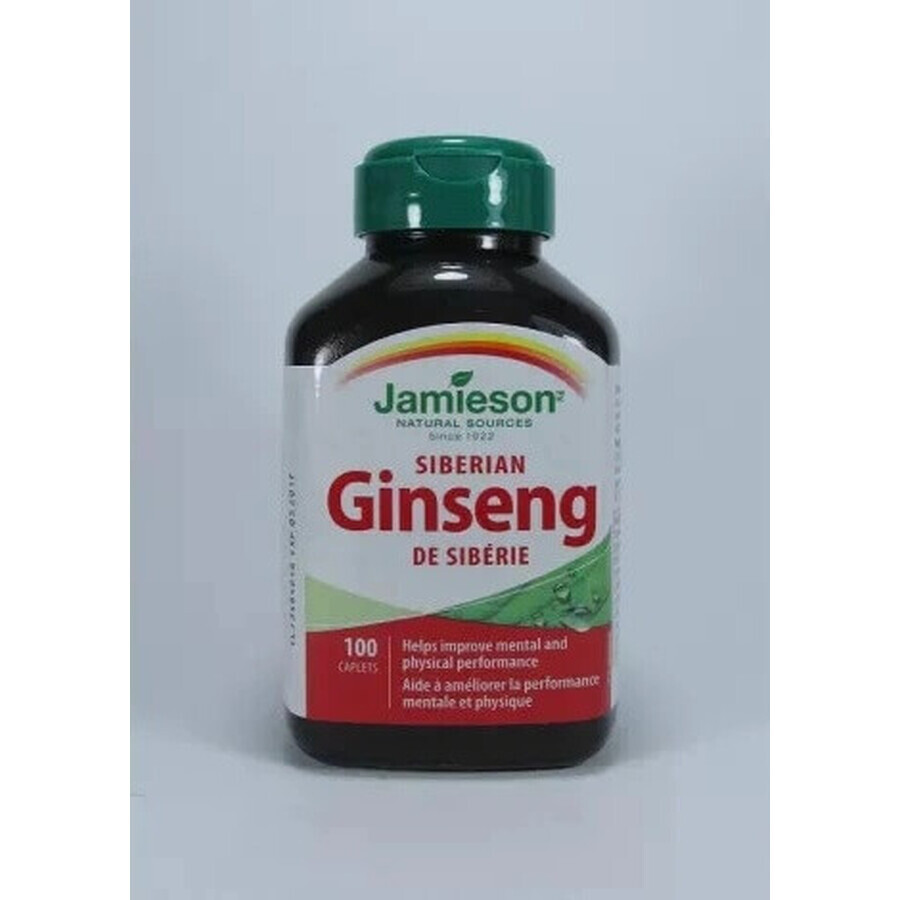 JAMIESON Siberische ginseng 650 mg 1×100 tbl, ginseng