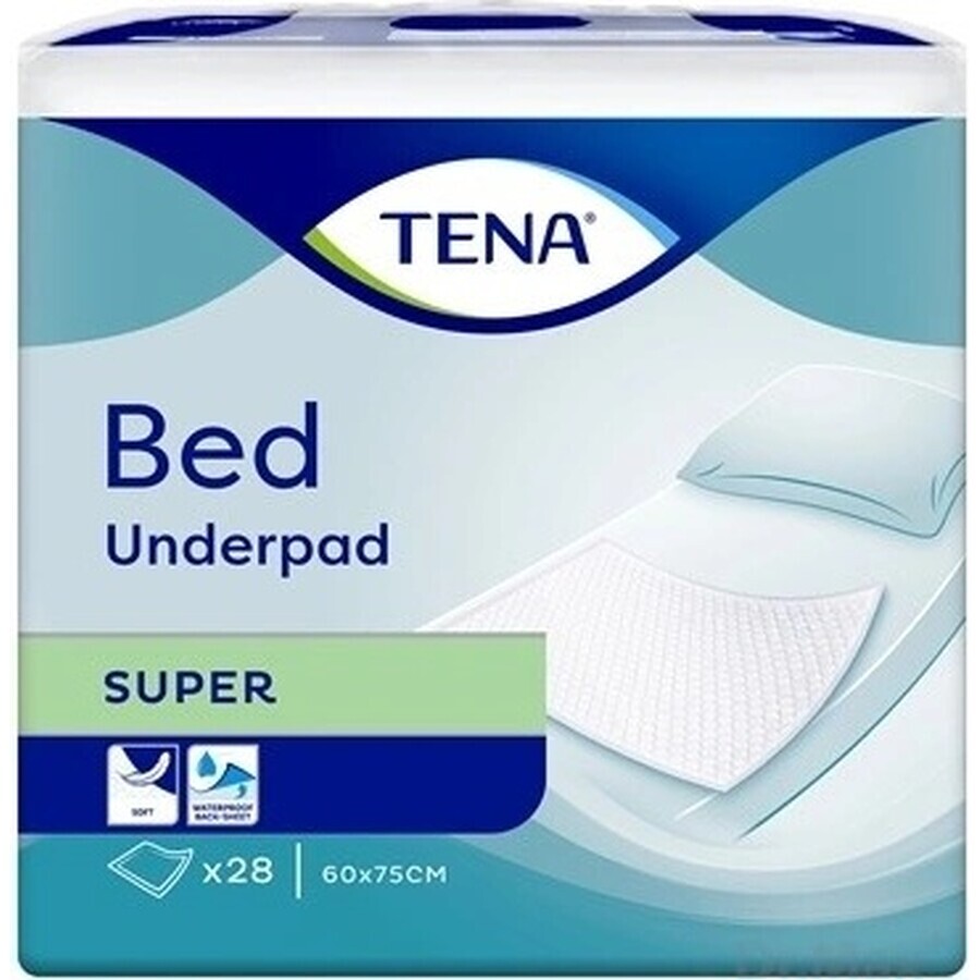 TENA Bed Super 1×28 buc, tampoane absorbante 60x75 cm