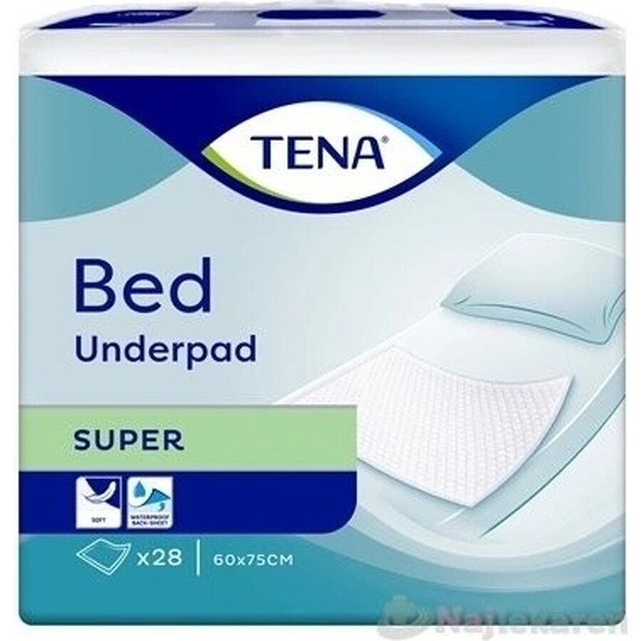 TENA Bed Super 1×28 buc, tampoane absorbante 60x75 cm