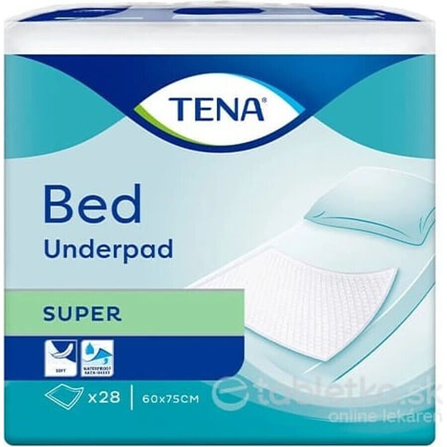 TENA Bed Super 1×28 buc, tampoane absorbante 60x75 cm