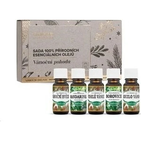 Saloos Christmas well-being-set olejków eterycznych 100% naturalnych 5x10 ml, zestaw olejków eterycznych: ceny i cechy
