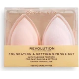 Revolution Conceal & Fix Setting Set 1×1 Make-up-Schwamm