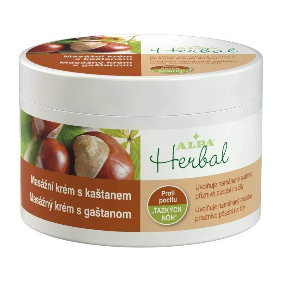 ALPA Cremă de masaj pe bază de plante cu castan 1×250 ml, cremă de masaj