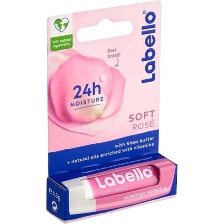 Labello SOFT ROSÉ 1×4,8 g, lip balm
