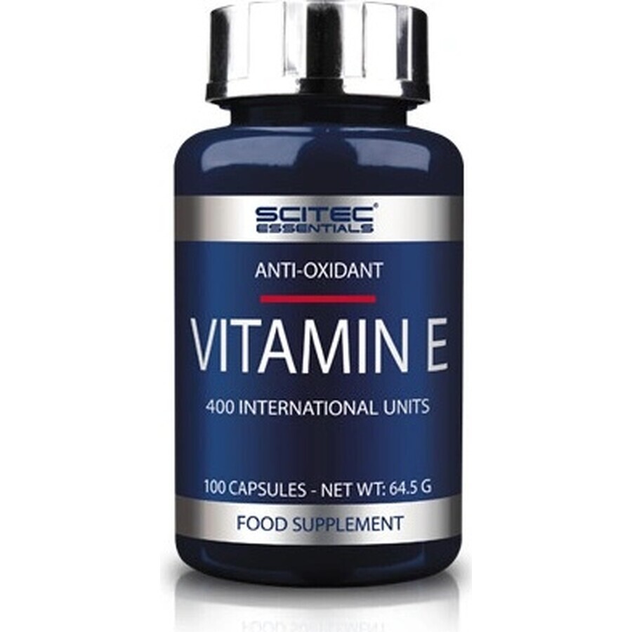 Scitec Nutrition Vitamina E 1×100 cps, integratore alimentare