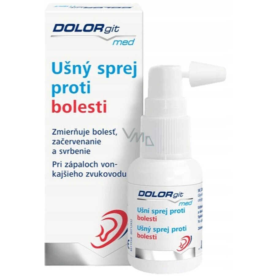 DOLORgit Honig-Ohrenspray gegen Schmerzen 1×20 ml, Ohrenspray