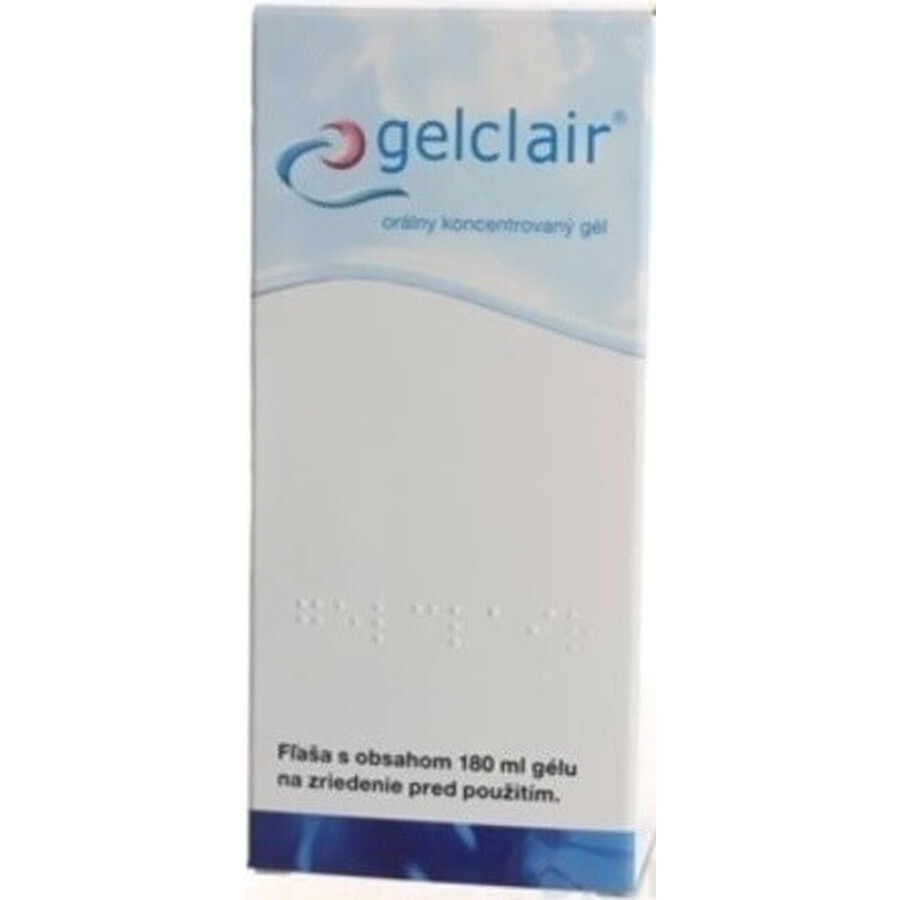 GELCLAIR GEL ZUR BESEITIGUNG VON GURGELN 1×180 ml, Nahrungsergänzungsmittel